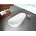 Ванна акриловая 180х80 см Azario GLASGOW GLA18080, свободностоящая, в комплекте с сифоном и металлической рамой, цвет белый