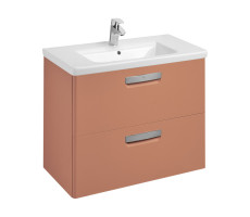 Тумба под раковину Roca The Gap Original 80 ZRU9307839 подвесная, 2 ящика, терракота Тумба под раковину Roca The Gap Original 80 ZRU9307839 подвесная, 2 ящика, терракота