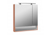 Зеркало-шкаф Roca The Gap Original 80 подвесной, с подсветкой, терракота (ZRU9307842)