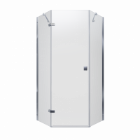 Душевая ширма Сигма-Хром, 90х90, пятиугольник  Triton Щ0000054219 