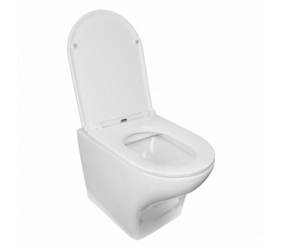 Унитаз подвесной Azario Porta AZ-0064 безободковый, быстросъемное сиденье микролифт Унитаз подвесной Azario Porta AZ-0064 безободковый, быстросъемное сиденье микролифт