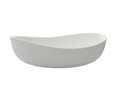 Раковина 65х40 см AZARIO AZ-1358S накладная из искусственного камня, белая матовая Раковина 65х40 см AZARIO AZ-1358S накладная из искусственного камня, белая матовая