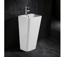 Раковина напольная 44х38см AZARIO FRETTA SQUARE AZ-302 белый Раковина напольная 44х38см AZARIO FRETTA SQUARE AZ-302 белый