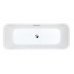Ванна акриловая 180х75 см Azario WALESA AZ-М702 свободностоящая, в комплекте с сифоном и металлической рамой