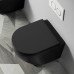 Унитаз подвесной Azario Grado AZ-0046-MB безободковый с сиденьем микролифт, черный матовый