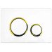 Кнопка смыва Azario 248х25х166 , пластик, цвет Белый/Золото AZ82000046  Кнопка смыва Azario 248х25х166 , пластик, цвет Белый/Золото AZ82000046