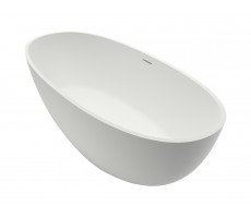 Ванна из искусственного камня 169х85 см Azario CLOVIS CLO17085S свободностоящая белая матовая, с белым матовым донным клапаном Ванна из искусственного камня 169х85 см Azario CLOVIS CLO17085S свободностоящая белая матовая, с белым матовым донным клапаном