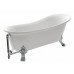 Ванна акриловая, свободностоящая классика 170х76 см  Azario CARDIFF CAR17076 в комплекте с сифоном и металлическими ножками