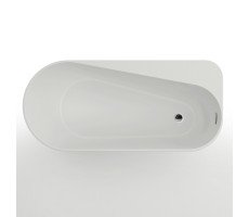 Ванна акриловая 170х80 см AZARIO FANO FAN17080 R пристенная, в комплекте с сифоном и металлической рамой, правая