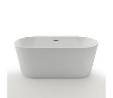 Ванна акриловая 170х80 см Azario MEDFORD MED17080 пристенная, в комплекте с сифоном и металлической рамой