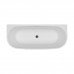 Ванна акриловая пристенная 170х75 см Azario OLEAN OLE17075 в комплекте с сифоном и металлической рамой