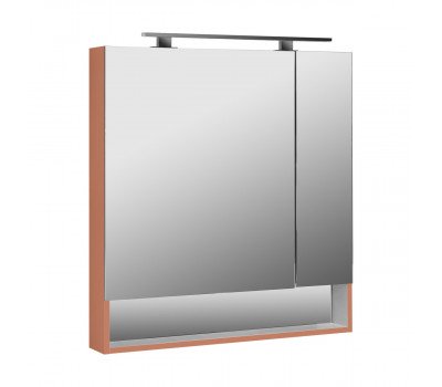 Зеркало-шкаф Roca The Gap Original 70 подвесной, с подсветкой, терракота ZRU9307841