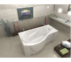 Ванна акриловая BAS Капри левая 170х95 (фронтальная панель отдельно) Ванна акриловая BAS Капри левая 170х95 (фронтальная панель отдельно)