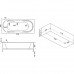 Ванна акриловая BAS Ахин 170х80  (фронтальная панель отдельно)
