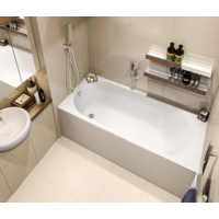 Ванна из Solid Surface BAS Афина 170х75 ВА00038 белый матовый