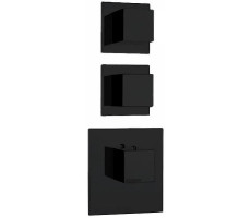 Термостат Смеситель для душа BOSSINI Cube Z032203.073 черный матовый