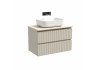 Тумба для раковины 80 SANCOS SNOB T SNT80CE в цвете Beige Soft