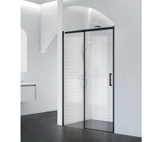 Душевая дверь BelBagno ACQUA-BF-1-120-C-NERO Прозрачное 