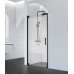 Душевая дверь BelBagno MARMI-B-1-90-С-NERO Прозрачное 