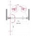 Душевая дверь BelBagno MARMI-B-1-90-C-Cr Прозрачное 