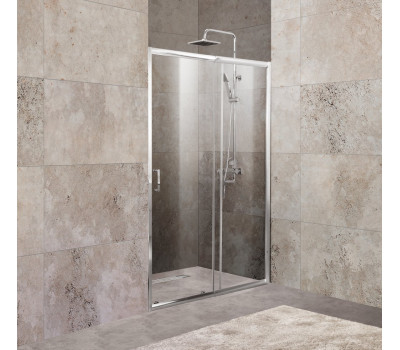 Душевая дверь BelBagno UNIQUE-BF-1-120/135-C-Cr Прозрачное 