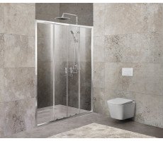 Душевая дверь BelBagno UNIQUE-BF-2-150/180-C-Cr Прозрачное Душевая дверь BelBagno UNIQUE-BF-2-150/180-C-Cr Прозрачное