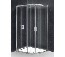 Душевой уголок BelBagno UNO-195-RH-2-100/80-C-Cr Прозрачное 