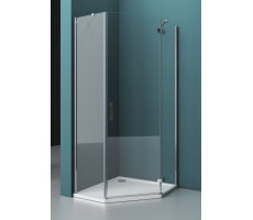 Душевой уголок BelBagno KRAFT-P-1-100-C-Cr-L Прозрачное 