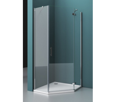 Душевой уголок BelBagno KRAFT-P-1-100-C-Cr-L Прозрачное 