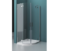 Душевой уголок BelBagno KRAFT-R-2-100-C-Cr Прозрачное 