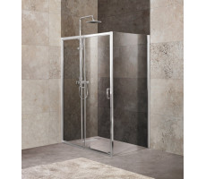 Душевой уголок BelBagno UNIQUE-AH-1-100/115-80-C-Cr Прозрачное 