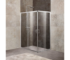 Душевой уголок BelBagno UNIQUE-AH-2-100/115-75/90-C-Cr Прозрачное 