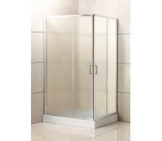 Душевой уголок BelBagno UNO-195-AH-2-100/80-P-Cr Текстурированное 