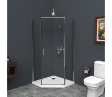 Душевой уголок BelBagno UNO-195-P-1-90-C-Cr Прозрачное 