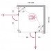Душевой уголок BelBagno KRAFT-AH-22-120/100-C-Cr-R Прозрачное 