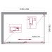 Душевой уголок BelBagno UNIQUE-AH-1-110/125-80-C-Cr Прозрачное 
