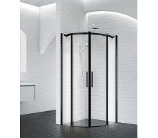 Душевой уголок BelBagno ACQUA-R-2-100-C-NERO Прозрачное 