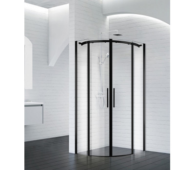 Душевой уголок BelBagno ACQUA-R-2-90-C-NERO Прозрачное 