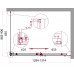 Душевой уголок BelBagno ACQUA-AH-1-130/90-C-NERO Прозрачное 