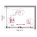 Душевой уголок BelBagno ACQUA-AH-1-140/80-C-Cr Прозрачное 