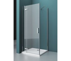 Душевой уголок BelBagno KRAFT-A-12-80-C-Cr-L Прозрачное Душевой уголок BelBagno KRAFT-A-12-80-C-Cr-L Прозрачное