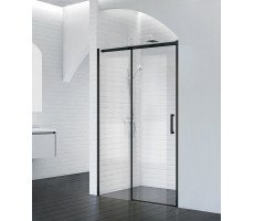 Душевая дверь BelBagno ACQUA-BF-1-130-C-NERO Прозрачное 