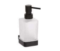 Настенный дозатор для жидкого мыла (стекло) Bemeta NERO 135009040 черный матовый