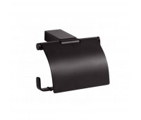 Держатель для туалетной бумаги с крышкой Bemeta NERO 135012010 черный матовый