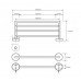 Полочка для полотенец Bemeta NEO 104205085 