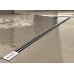 Желоб BERGES водосток SUPER Slim 600, матовый хром, S-сифон D50/105 H50 вертикальный 090052 
