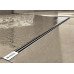 Желоб BERGES водосток SUPER Slim 400, матовый хром, S-сифон D50 H60 боковой 090177 