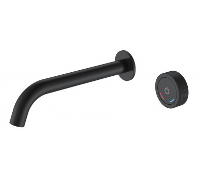 Смеситель автоматический для раковины Boheme TECH 158/2-B чёрный матовый