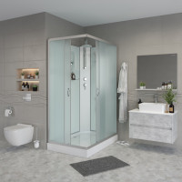 Душевая кабина Niagara NG-43185-14QBKT с тропическим душем, без крыши