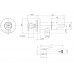 Гигиенический душ - комплект с прогрессивным смесителем Bossini Paloma Brass E34007B.030 цвет хром